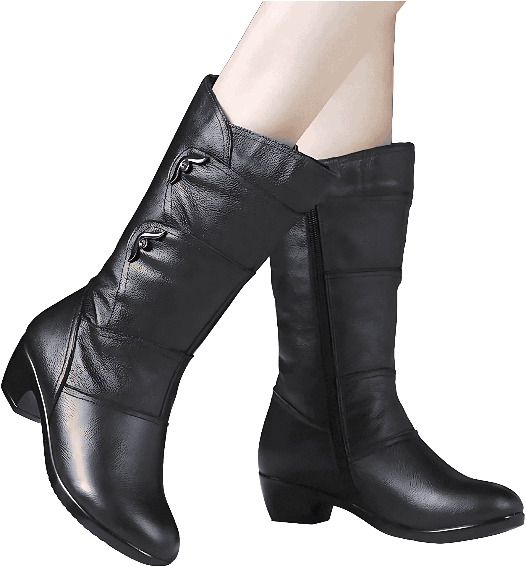 Studio Harvyn | Women – Black Winter Boots - Warm & Cosy