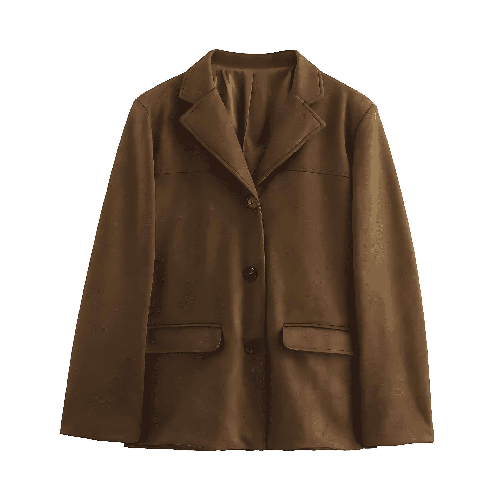 Studio Harvyn | Women – Brown Cropped Blazer Jacket - Chic Style