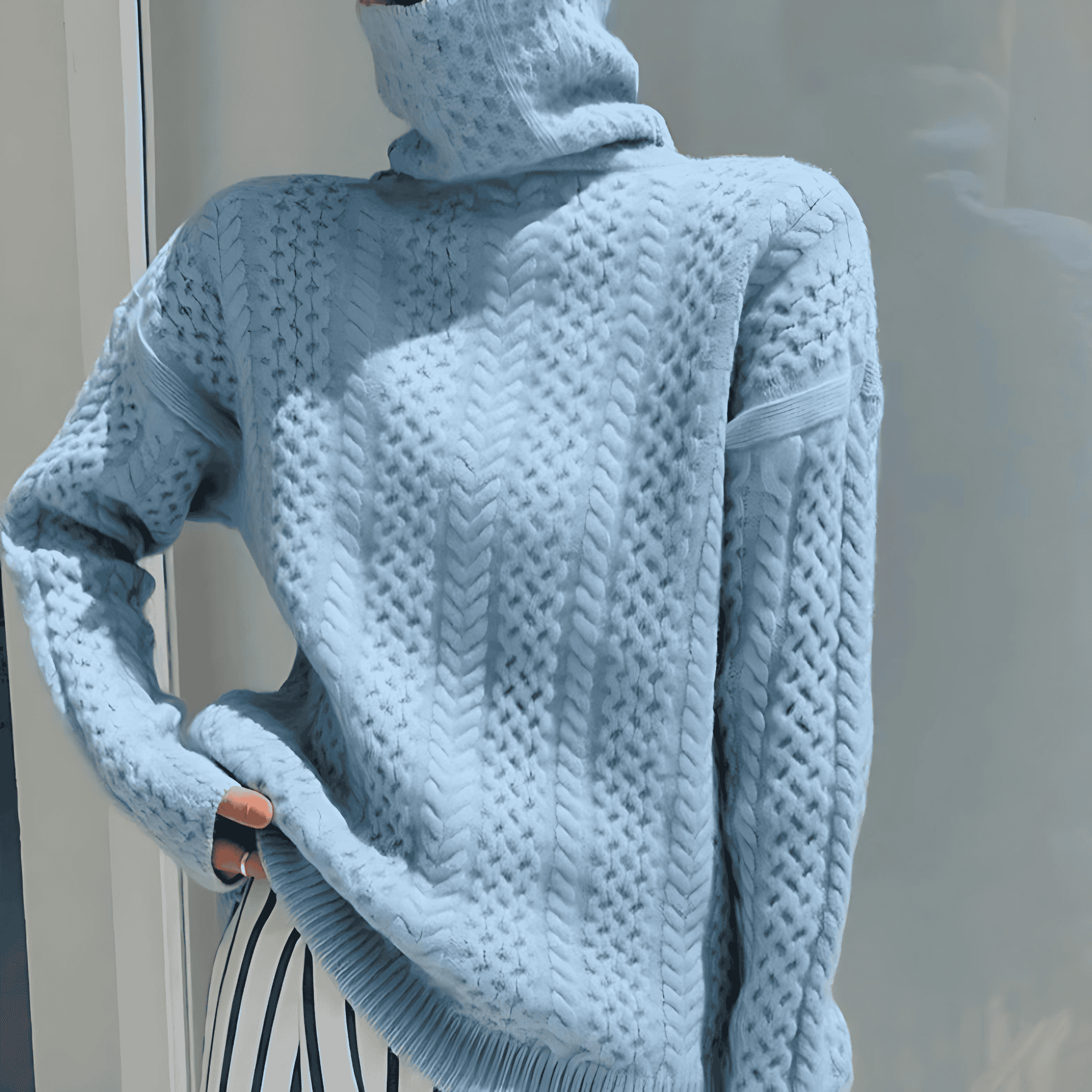 Studio Harvyn | Women – Cosy Turtleneck Jumper - Soft Knit Style