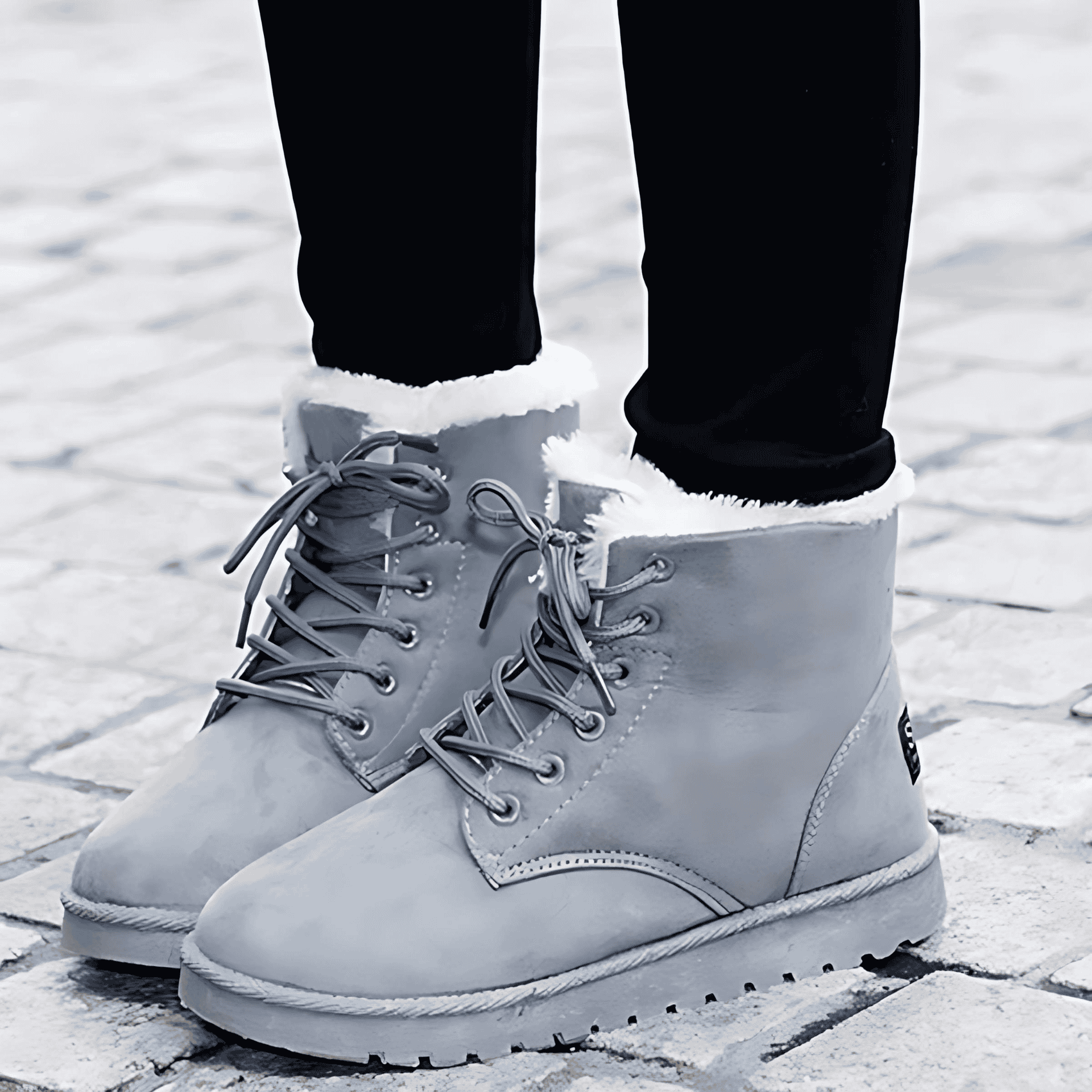 Studio Harvyn | Women – Lace-Up Ankle Boots - Non-Slip