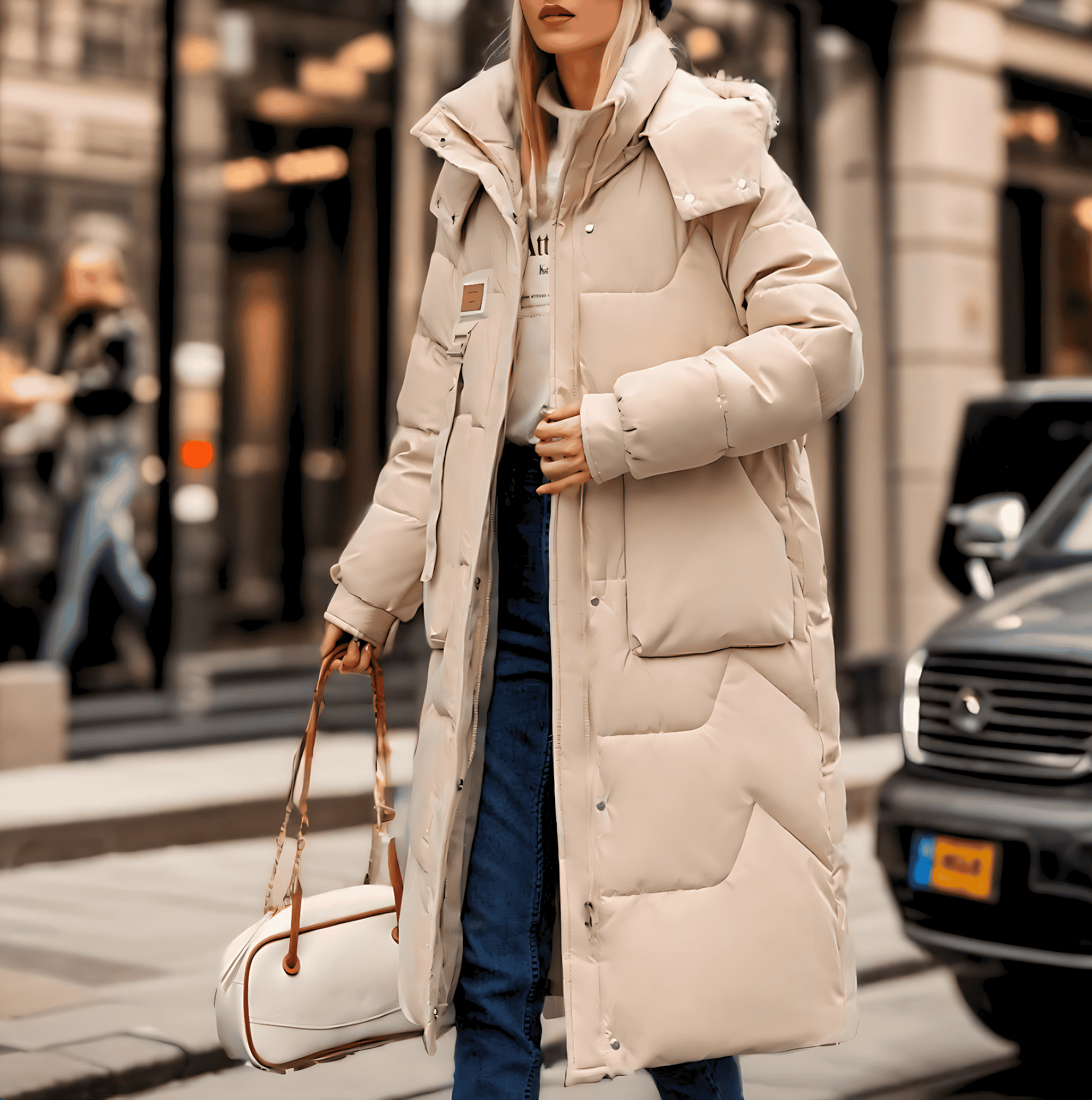 Studio Harvyn | Women – Long Puffy Winter Coat - Warm & Stylish
