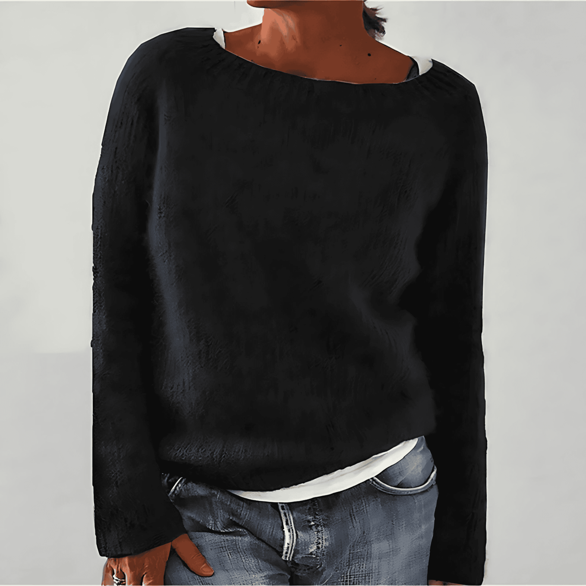 Studio Harvyn | Women – Long Sleeves Knit Jumper - Loose Fit