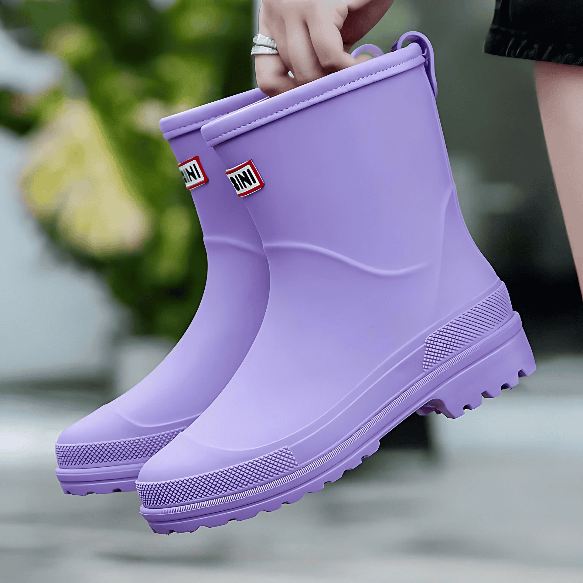 Studio Harvyn | Women – Mid-Calf Waterproof Rain Boots - Non-Slip Sole