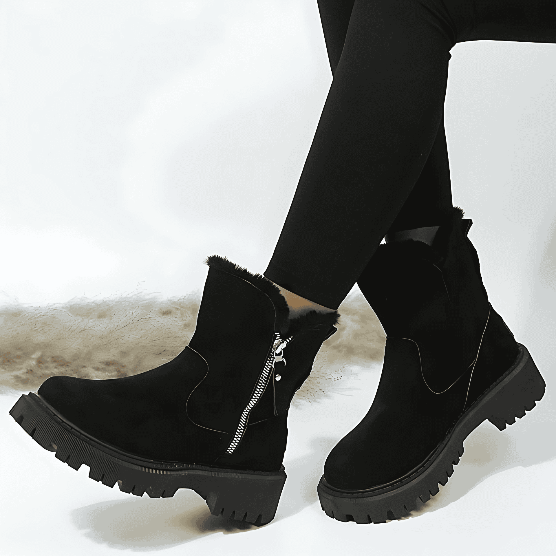 Studio Harvyn | Women – Non-Slip Ankle Boots - Side Zip Enclosure
