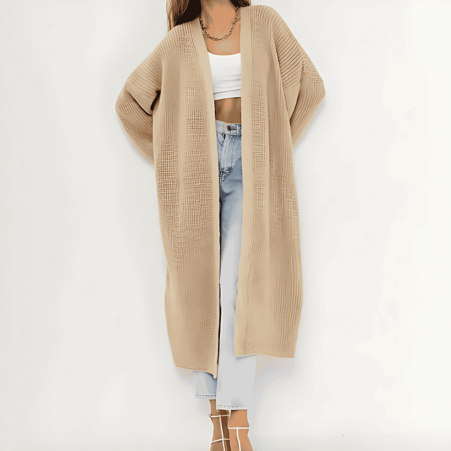 Studio Harvyn | Women – Open Front Cardigan - Casual Style