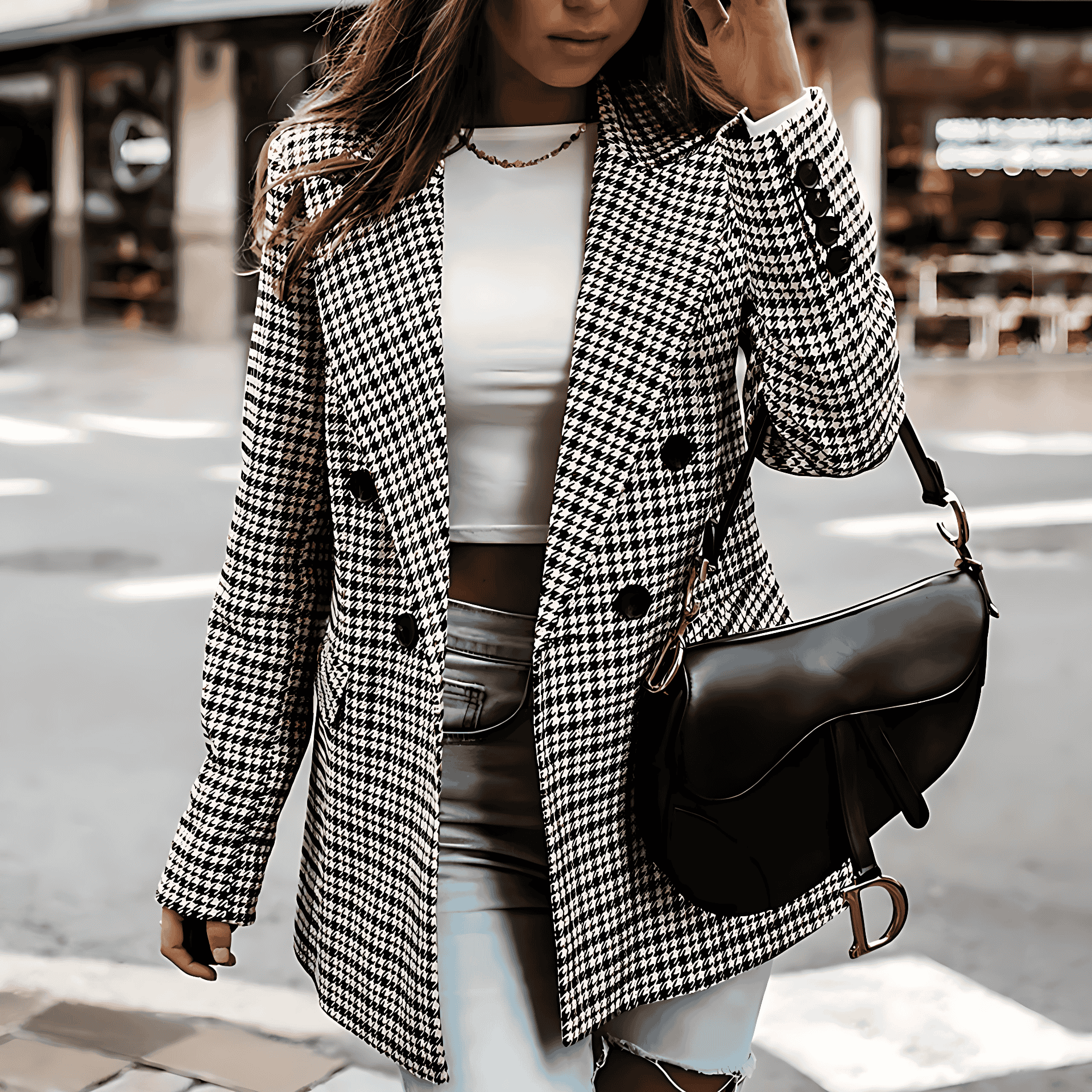 Studio Harvyn  Women – Open Front Knit Cardigan – Relaxed Fit