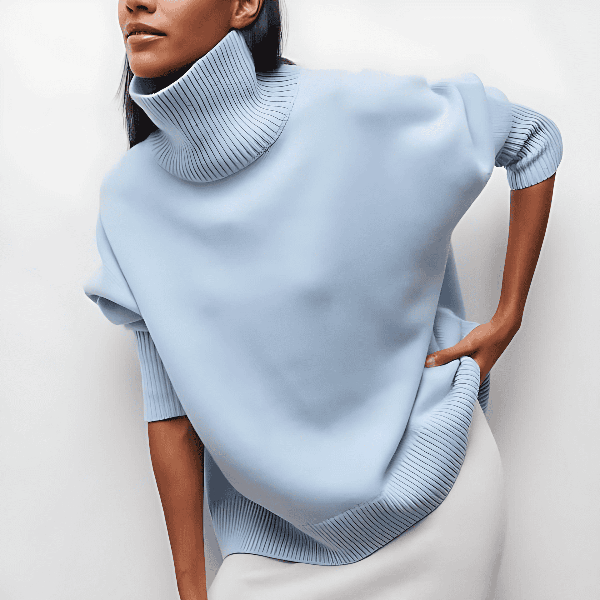 Studio Harvyn | Women – Soft Turtleneck Jumper - Cosy Knitwear
