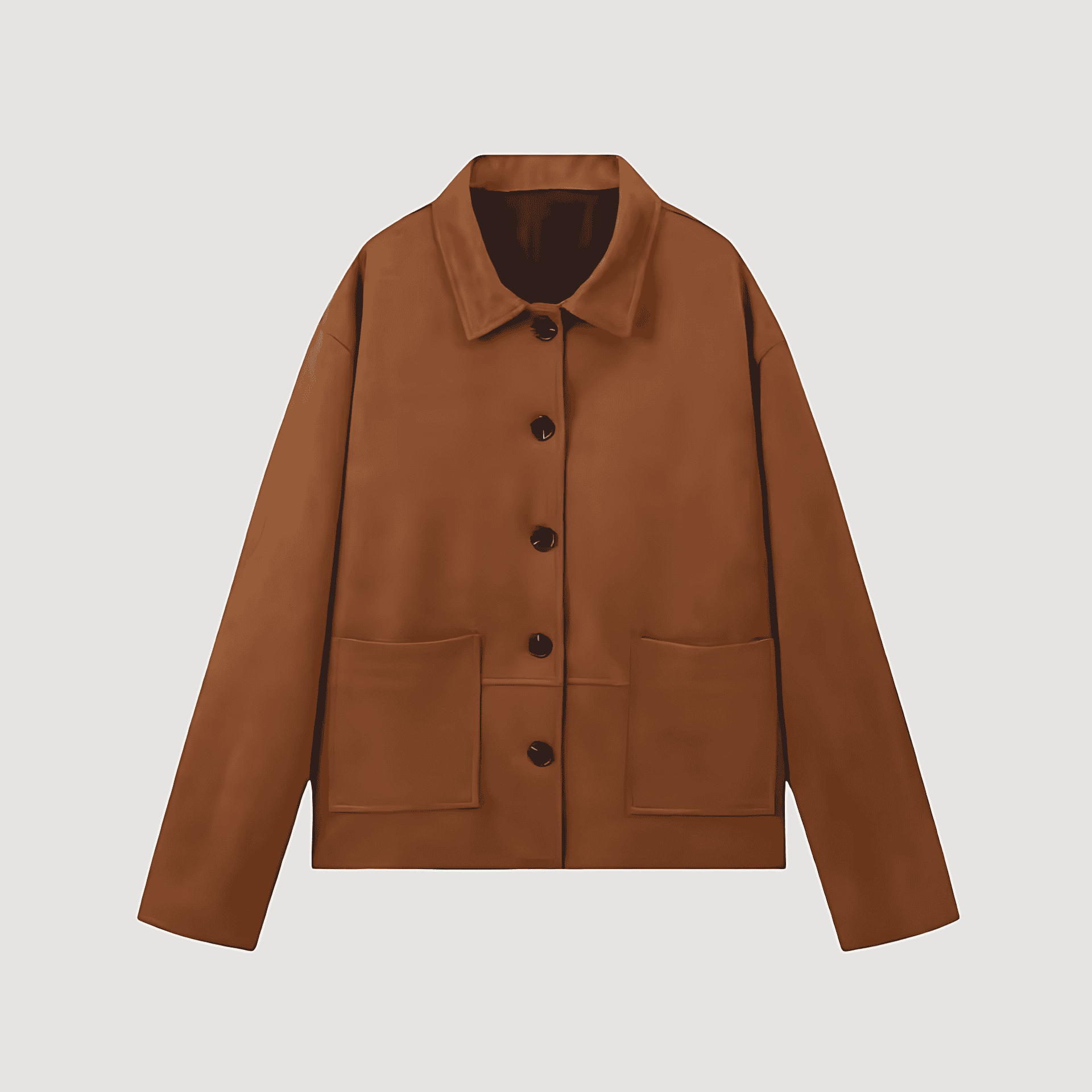 Studio Harvyn | Women – Suede Winter Jacket - Oversized Style