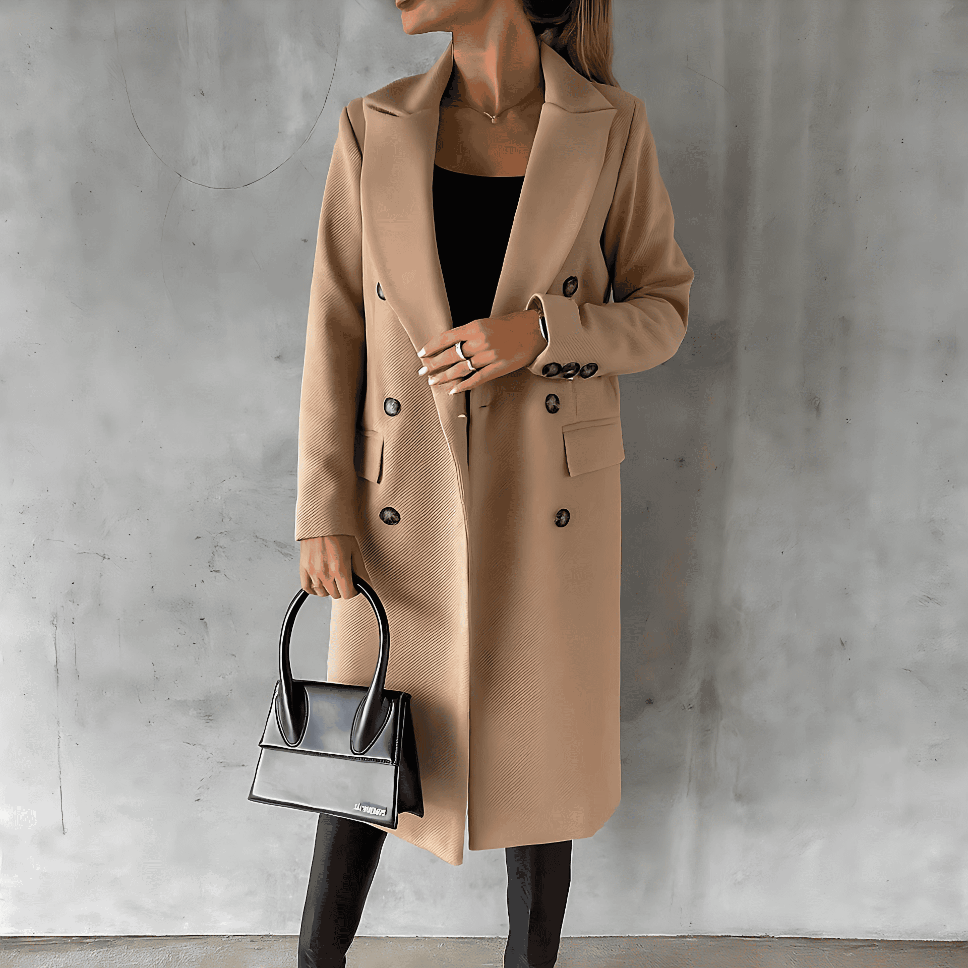 Studio Harvyn | Women – Tailored Fit  Longline Coat – Wool Blend