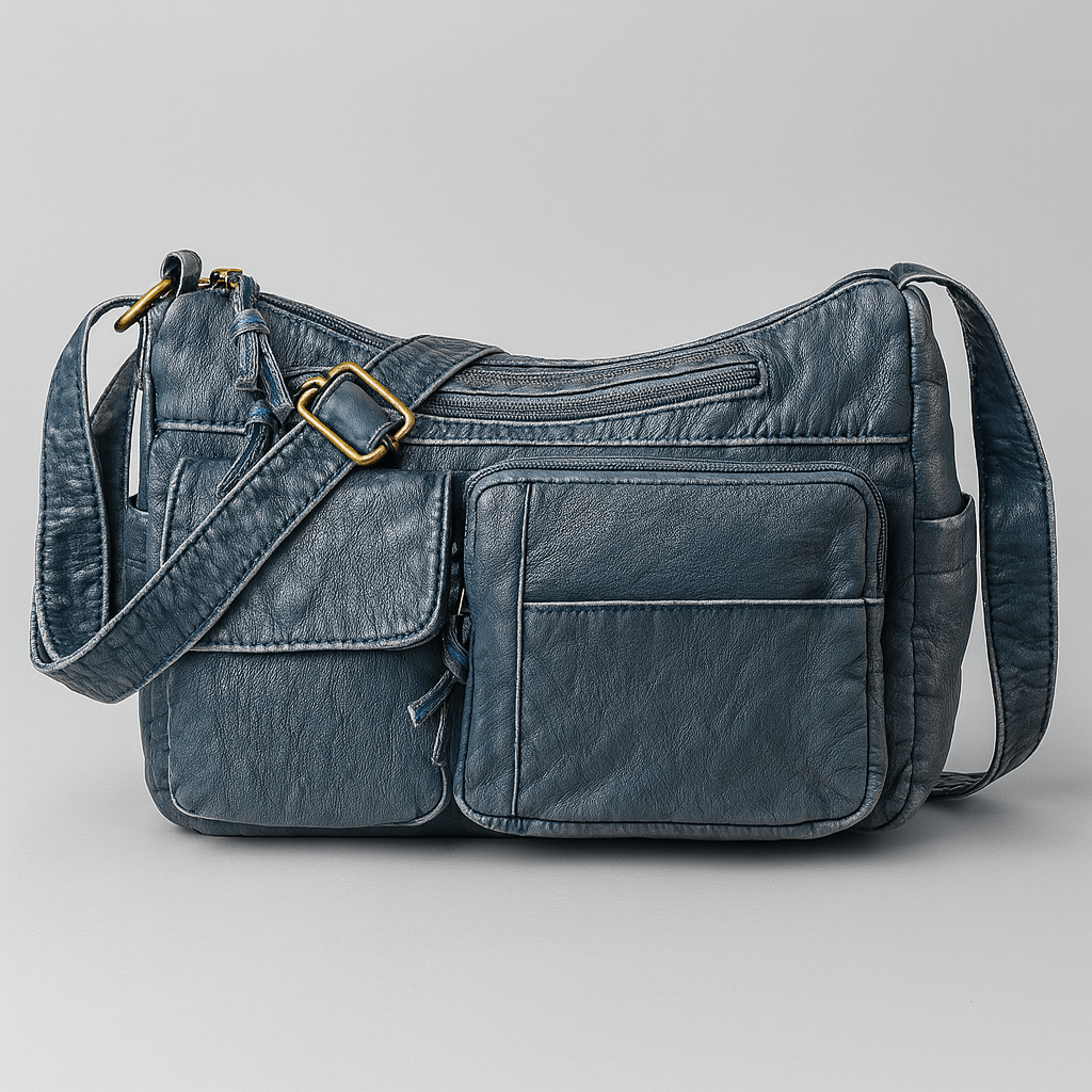 Studio Harvyn | Women - Shoulder Bag - Vintage Leather Multi-Pocket