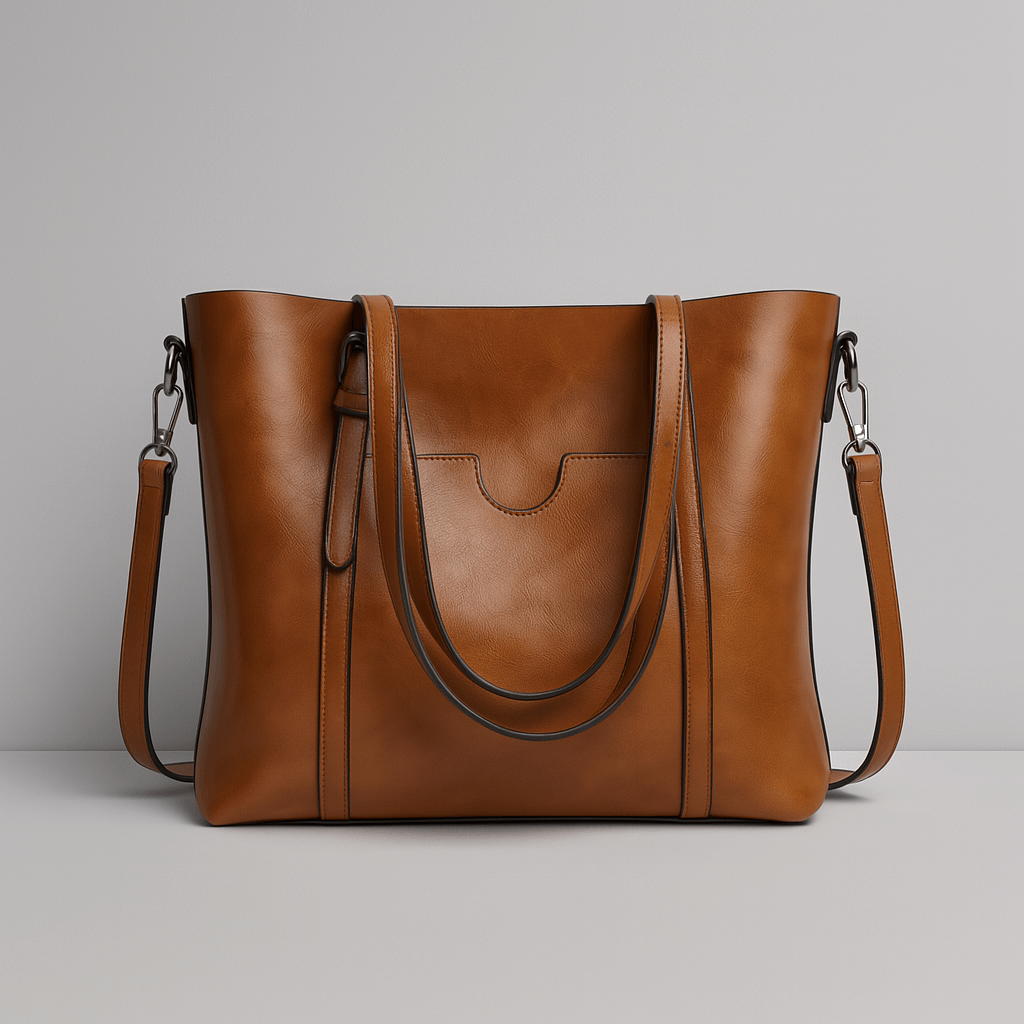 Women's - Elegant Shoulder Bag - Durable Canvas - Stylish Everyday Accessory
