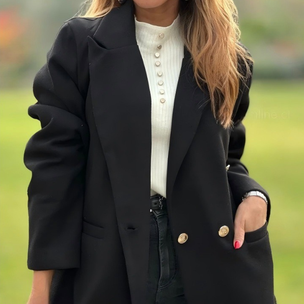 Studio Harvyn | Women - Oversized Blazer Coat - Double-Breasted Style