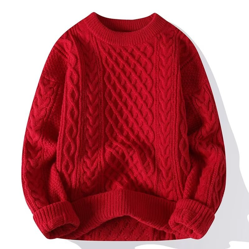Studio Harvyn | Women - Chunky Cable Knit Sweater – Crew Neck
