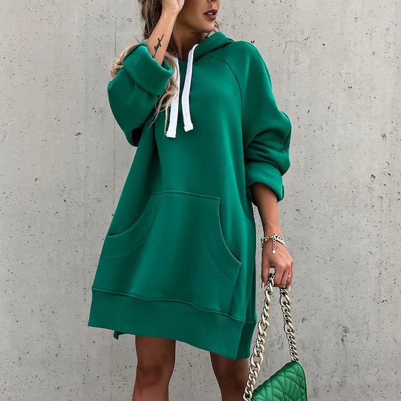 Studio Harvyn | Women - Oversized Fit Hoodie Dress – Cotton Blend