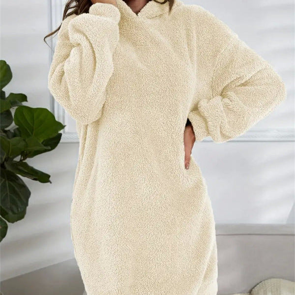 Studio Harvyn | Women - Soft Fleece Hoodie Dress – Oversized Fit
