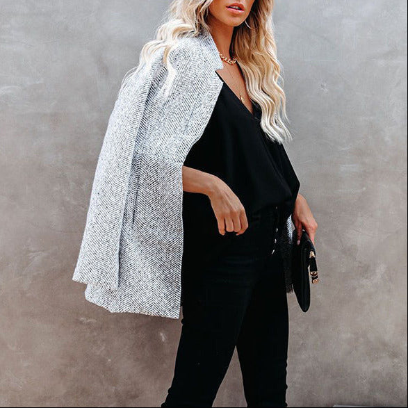 Studio Harvyn | Women - Light Grey Longline Coat - Casual Style