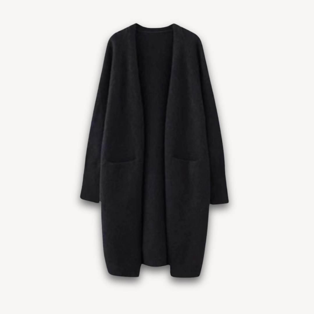 Studio Harvyn | Women - Long Cardigan Coat - Cosy Knit Style