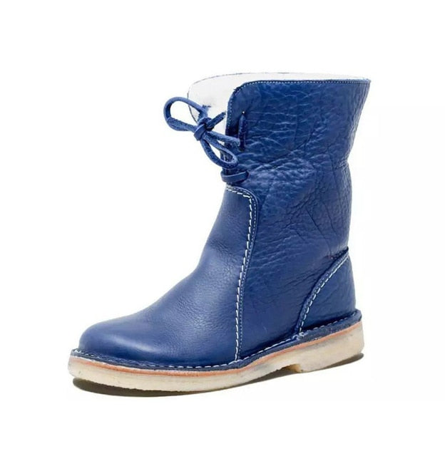 Studio Harvyn | Women – Shearling-Lined Ankle Boots - Foldable Cuff