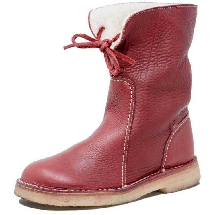 Studio Harvyn | Women – Shearling-Lined Ankle Boots - Foldable Cuff
