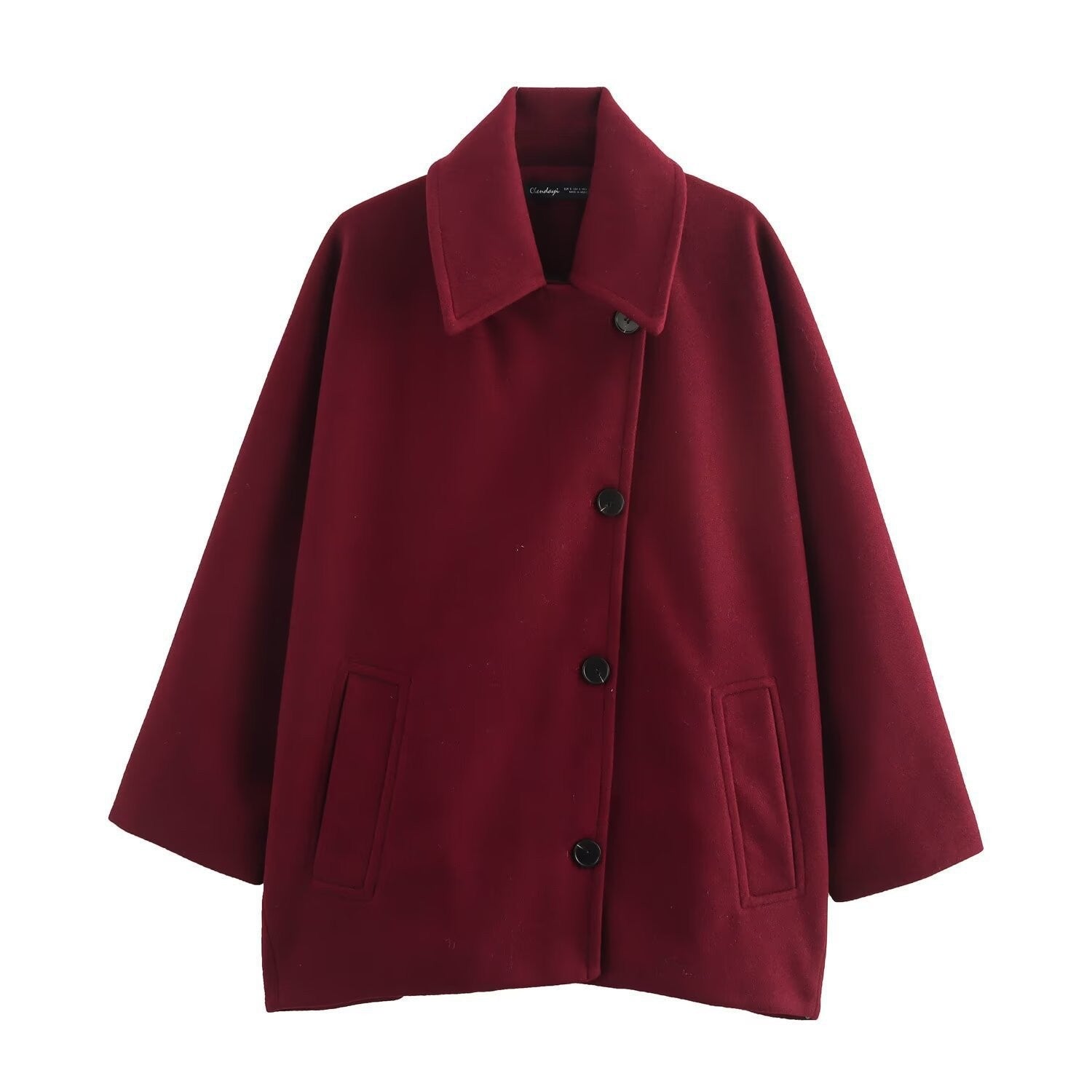 Studio Harvyn | Women - Oversized Wool Jacket - Wide Collar