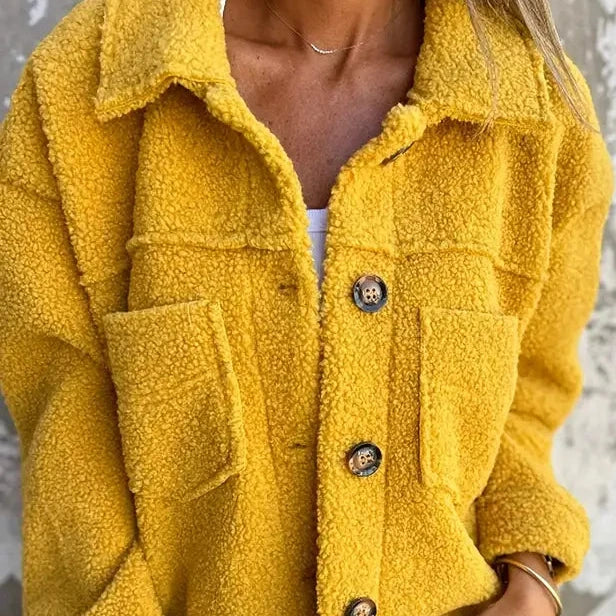 Studio Harvyn | Women - Long Sleeve Teddy Coat - Cosy Winter Style