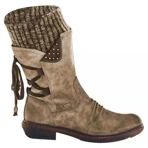 Studio Harvyn | Women – Winter Ankle Boots with Lacing - Stylish & Warm