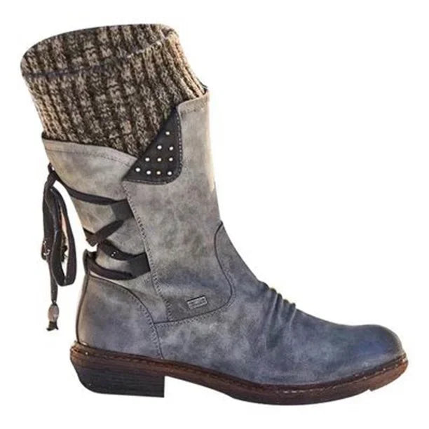 Studio Harvyn | Women – Winter Ankle Boots with Lacing - Stylish & Warm