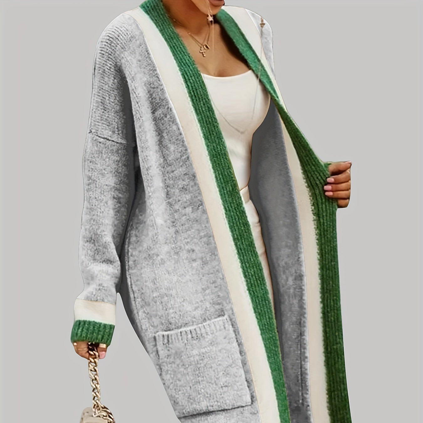 Studio Harvyn | Women – Long Cardigan - Vintage Style