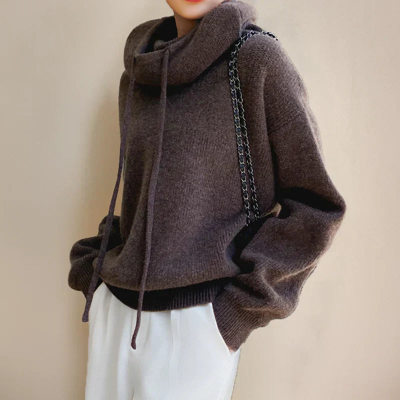 Studio Harvyn | Women – Oversized Turtleneck Sweater - Wool Blend