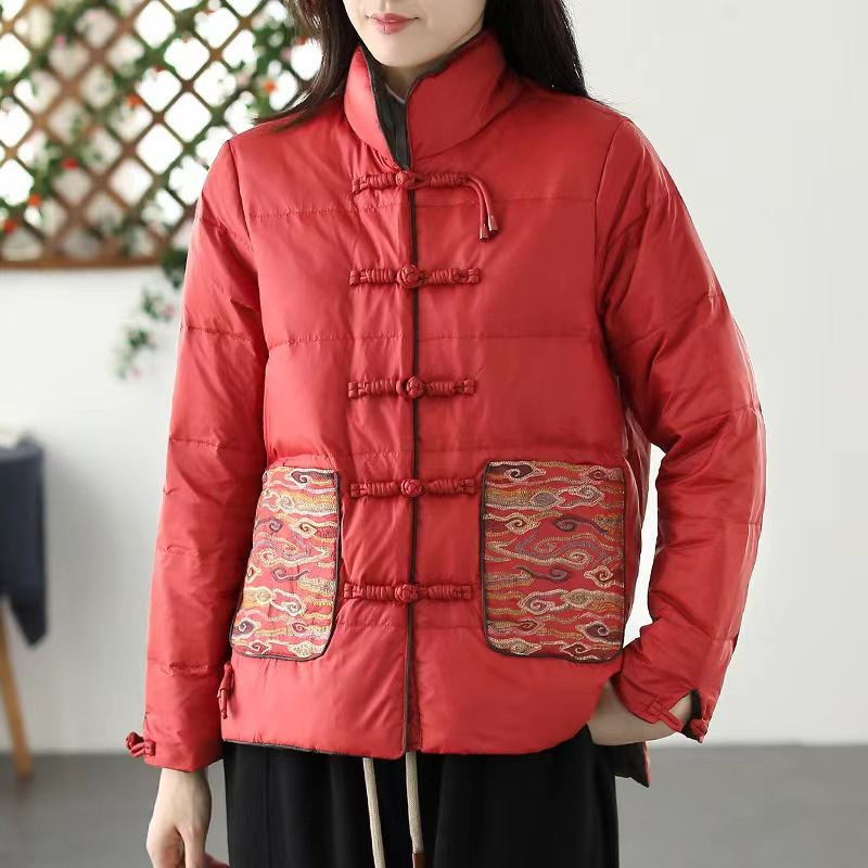Studio Harvyn | Women - Stand Collar Padded Jacket - Loose Fit