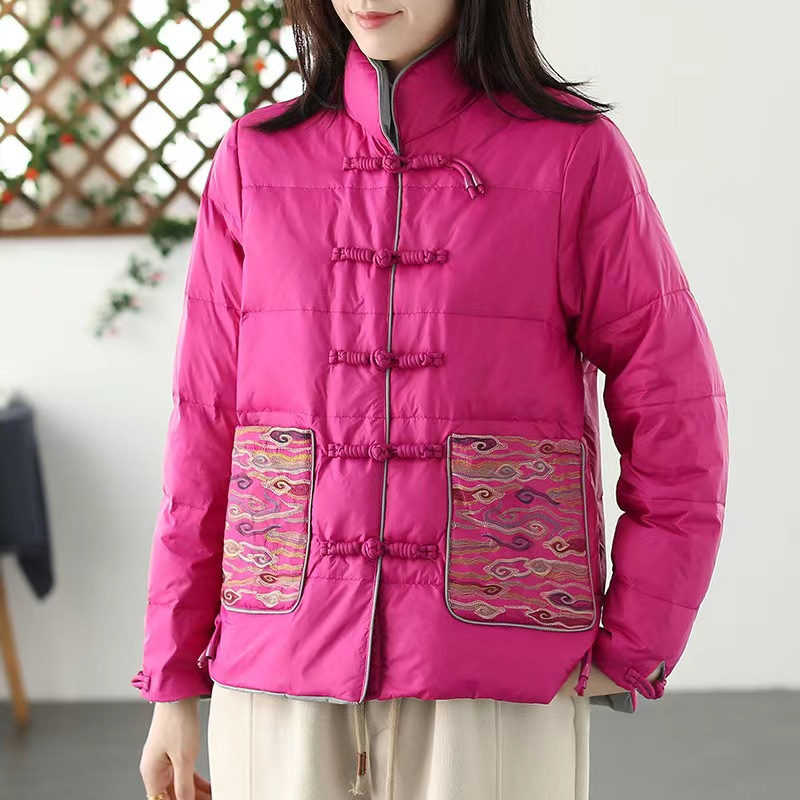 Studio Harvyn | Women - Stand Collar Padded Jacket - Loose Fit
