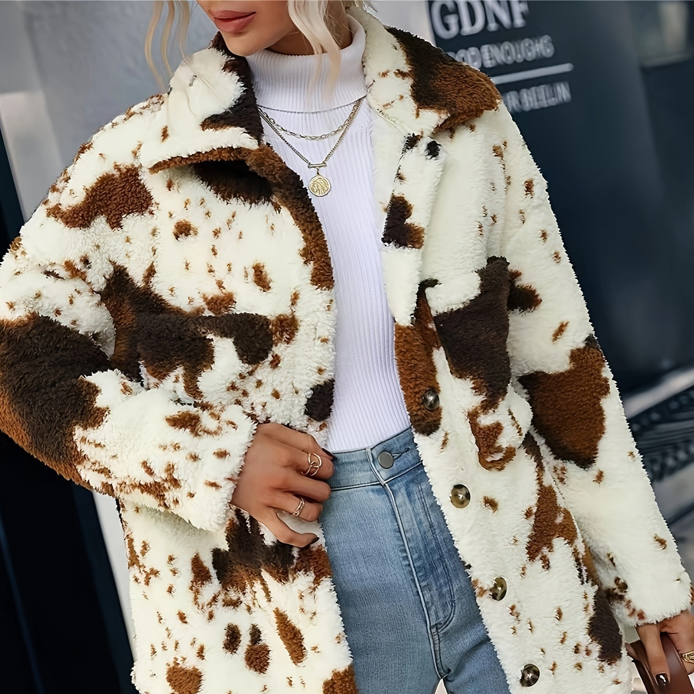 Studio Harvyn | Women - Plush Fleece Overshirt Coat - Relaxed Fit