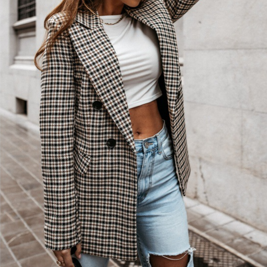 Studio Harvyn  Women – Open Front Knit Cardigan – Relaxed Fit