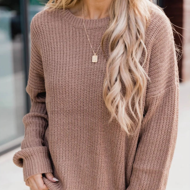 Studio Harvyn | Women – Ribbed Knit Sweater - Relaxed Fit