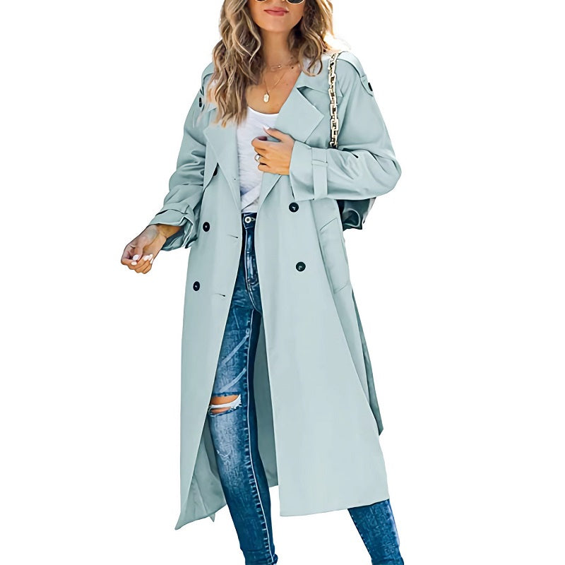 Studio Harvyn | Women - Trench Coat - Long Belted Style