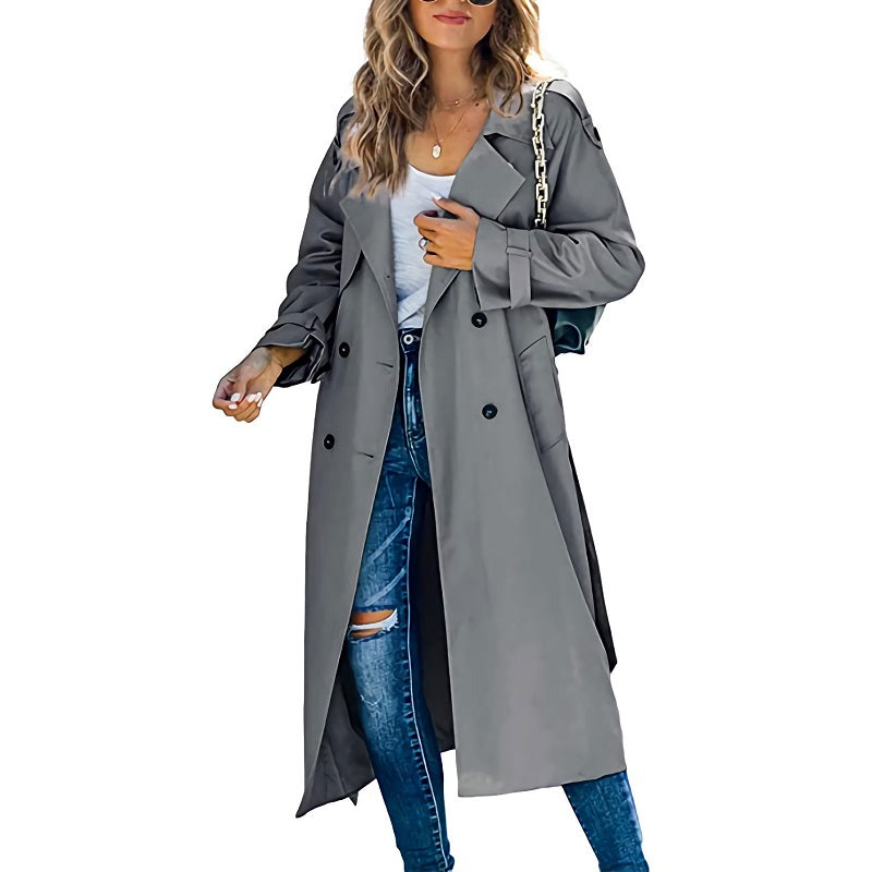 Studio Harvyn | Women - Trench Coat - Long Belted Style