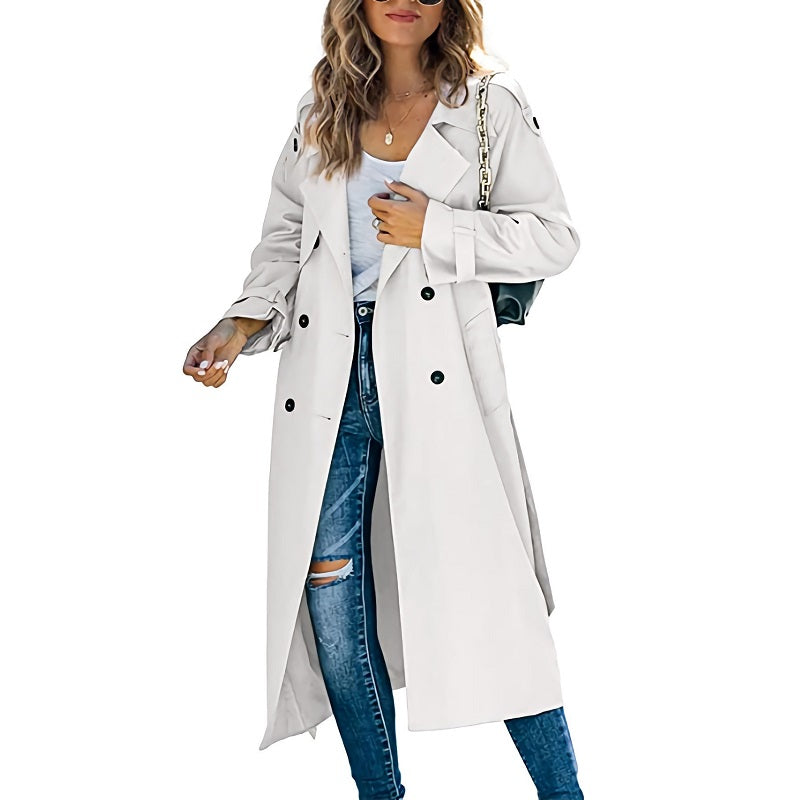 Studio Harvyn | Women - Trench Coat - Long Belted Style