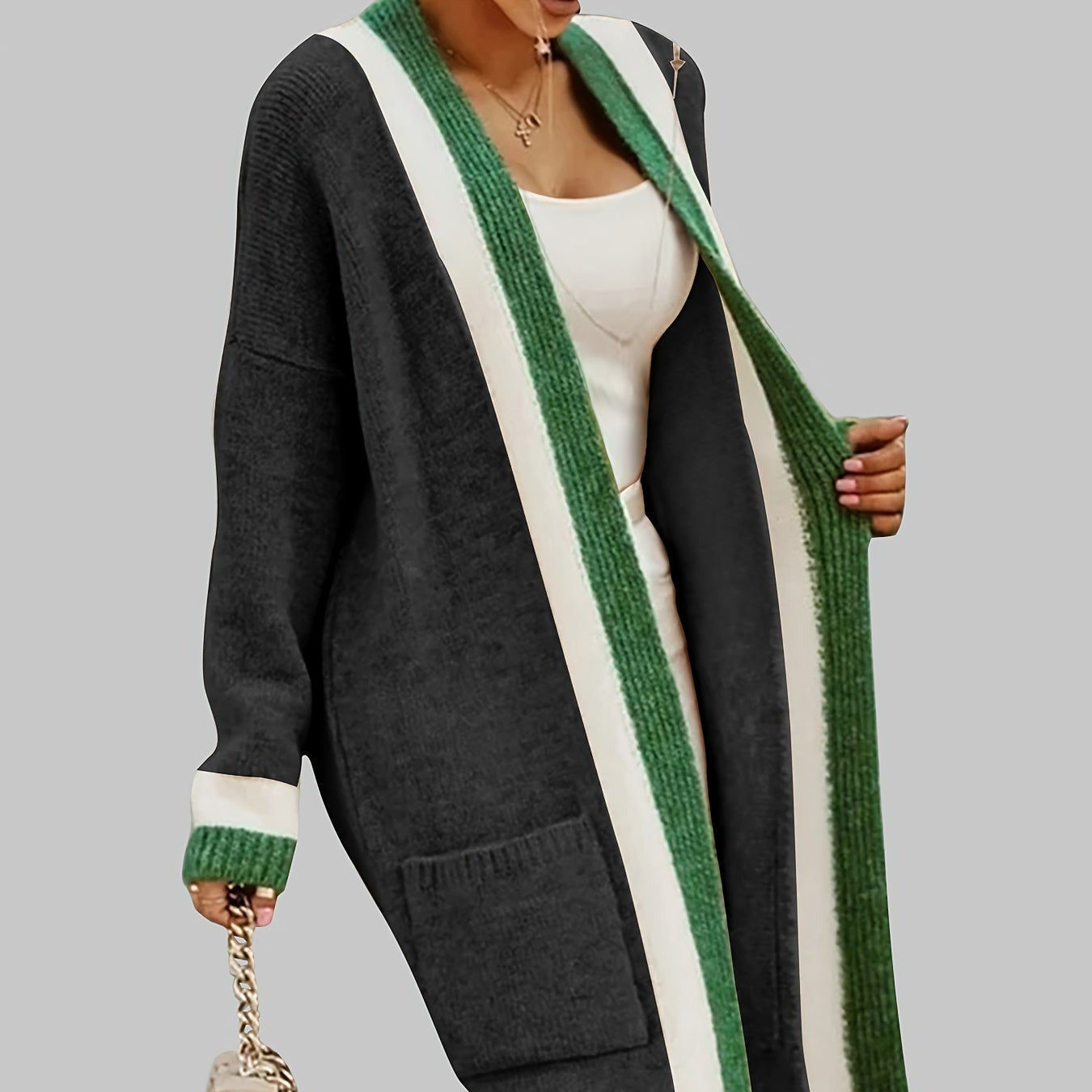 Studio Harvyn | Women – Long Cardigan - Vintage Style