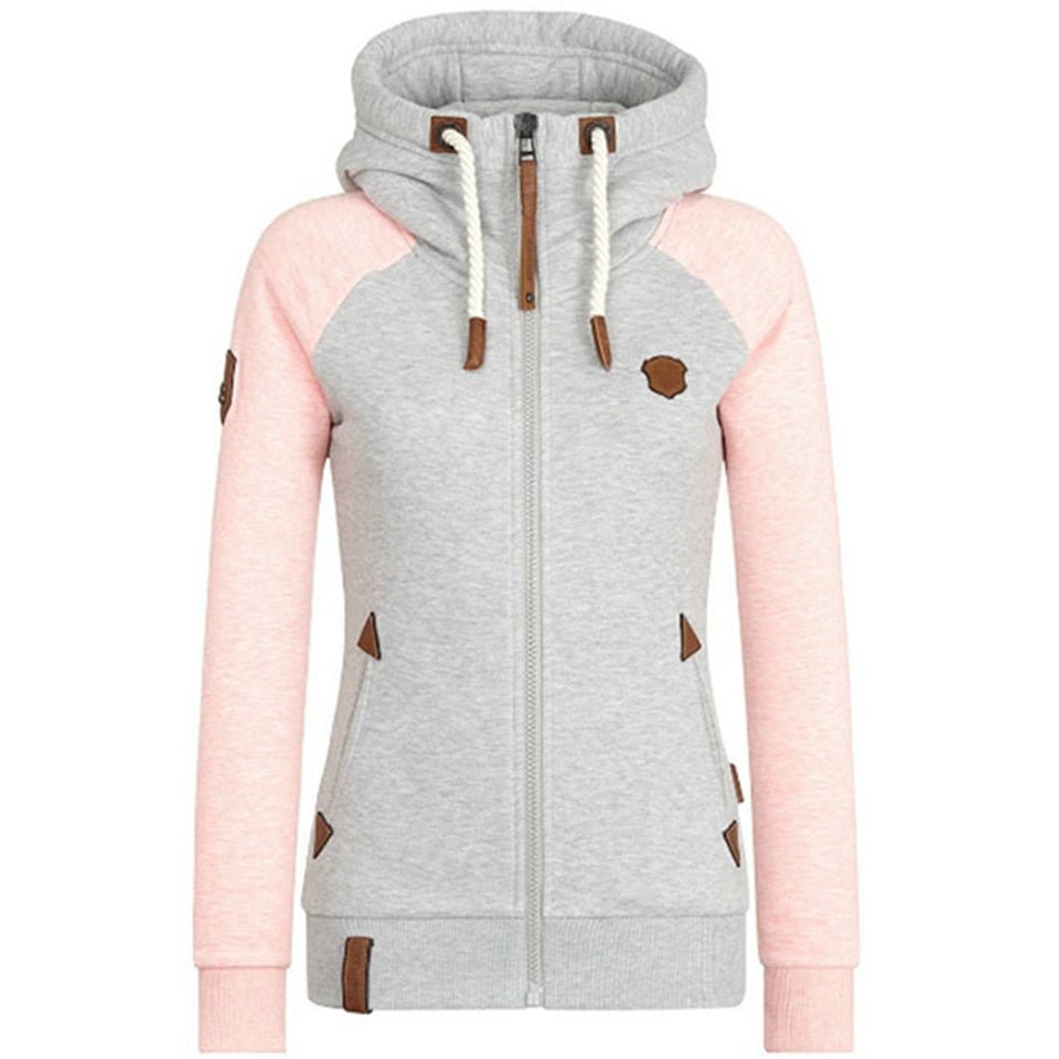 Studio Harvyn | Women – Zip-Up Knitted Hoodie - Long Sleeve Style
