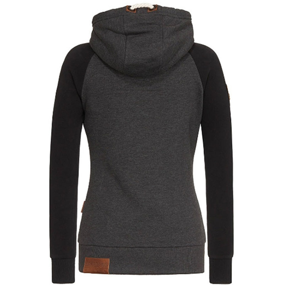 Studio Harvyn | Women – Zip-Up Knitted Hoodie - Long Sleeve Style