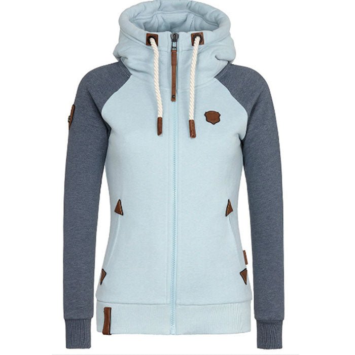 Studio Harvyn | Women – Zip-Up Knitted Hoodie - Long Sleeve Style