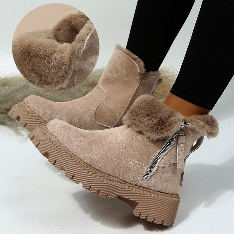 Studio Harvyn | Women – Non-Slip Ankle Boots - Side Zip Enclosure