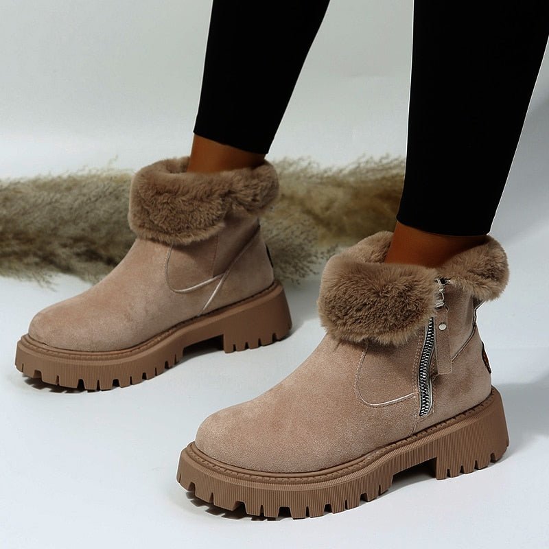 Studio Harvyn | Women – Non-Slip Ankle Boots - Side Zip Enclosure