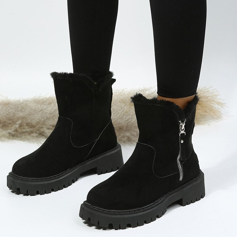 Studio Harvyn | Women – Non-Slip Ankle Boots - Side Zip Enclosure