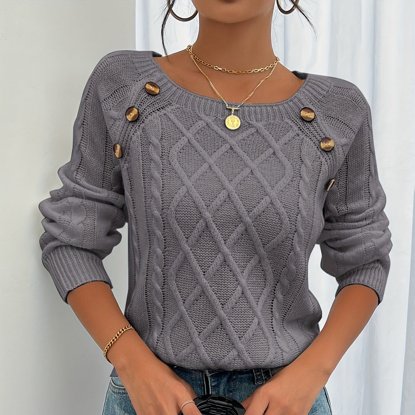 Studio Harvyn | Women - Knitted Sweater - Soft Fabric