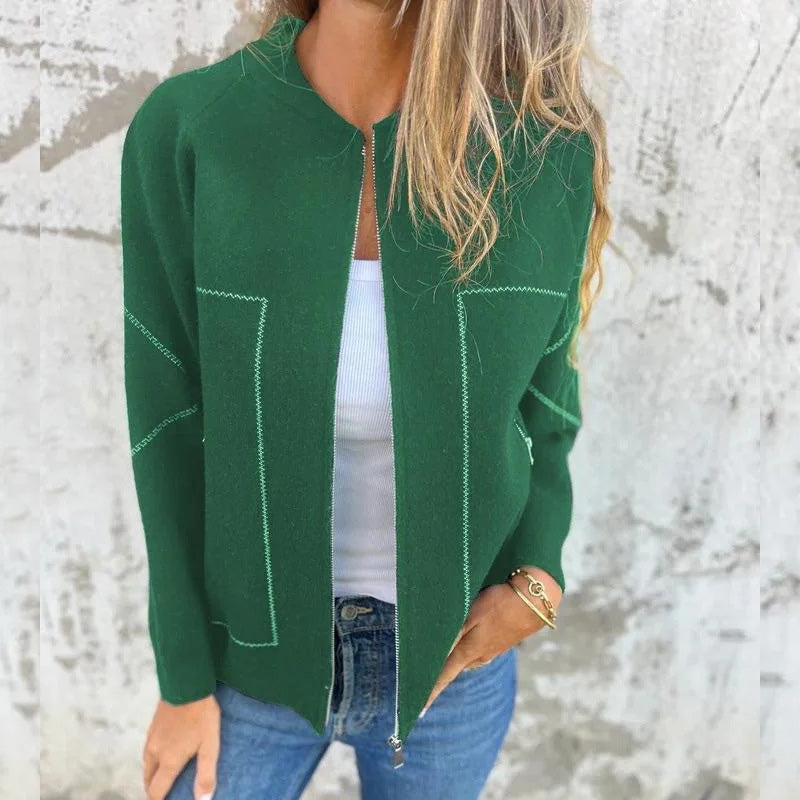 Studio Harvyn | Women - Stylish Zipper Jacket - Comfortable Fabric