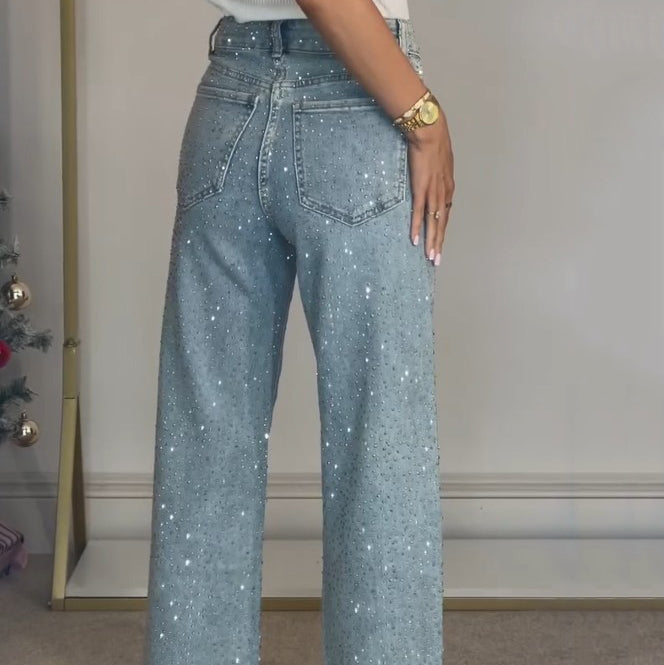 Studio Harvyn | Women - Glittery Jeans - Trendy Fit