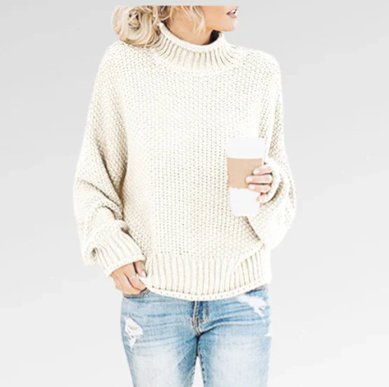 Studio Harvyn | Women - Knitted Jumper - Turtleneck Warm Loose Fit