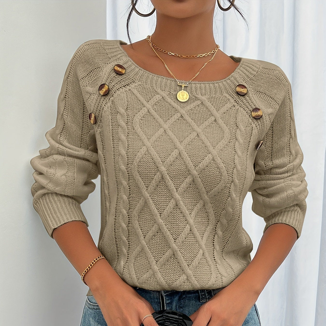 Studio Harvyn | Women - Knitted Sweater - Soft Fabric