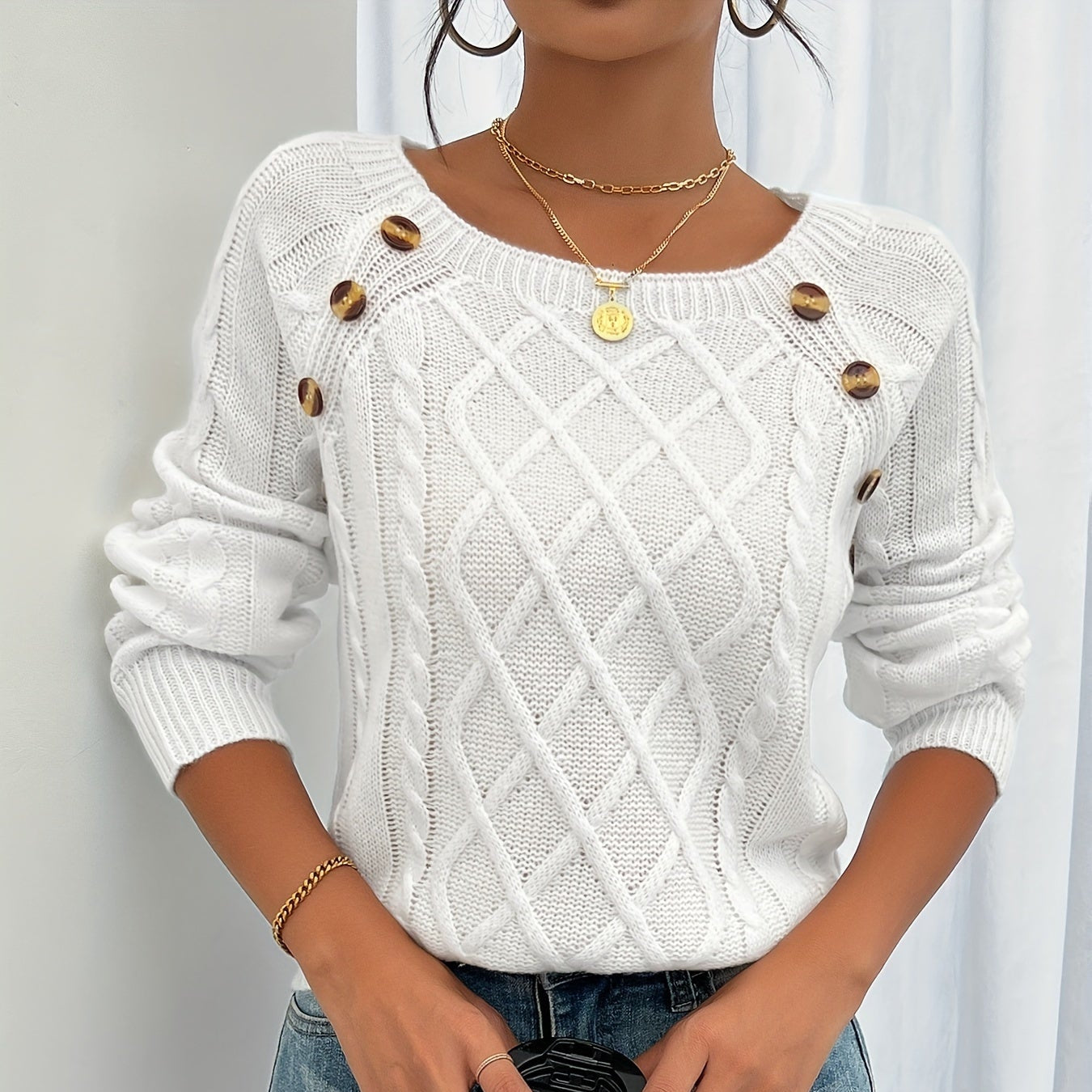 Studio Harvyn | Women - Knitted Sweater - Soft Fabric